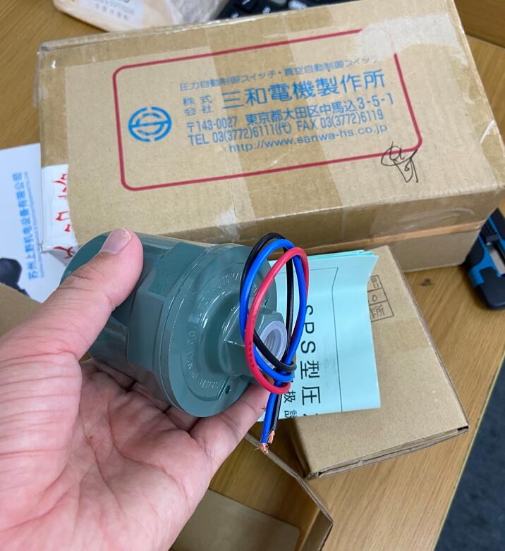 株式会社三和电机制作所 压力开关型号：SPS-8WP