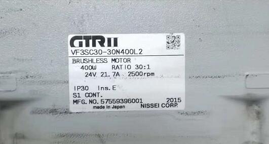 GTR日精直流减速电机型号VF3SC30-30N400L2
