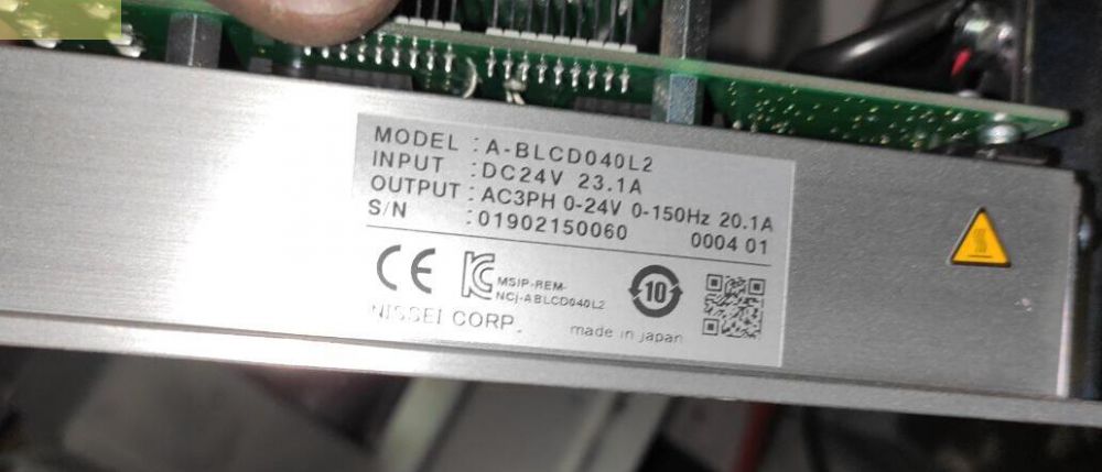 NISSEI日精减速电机驱动器型号A-BLCD040L4