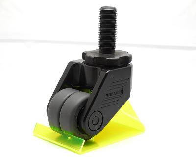  日本UCHIMURA-CASTER内村螺杆型双轮脚轮型号：...