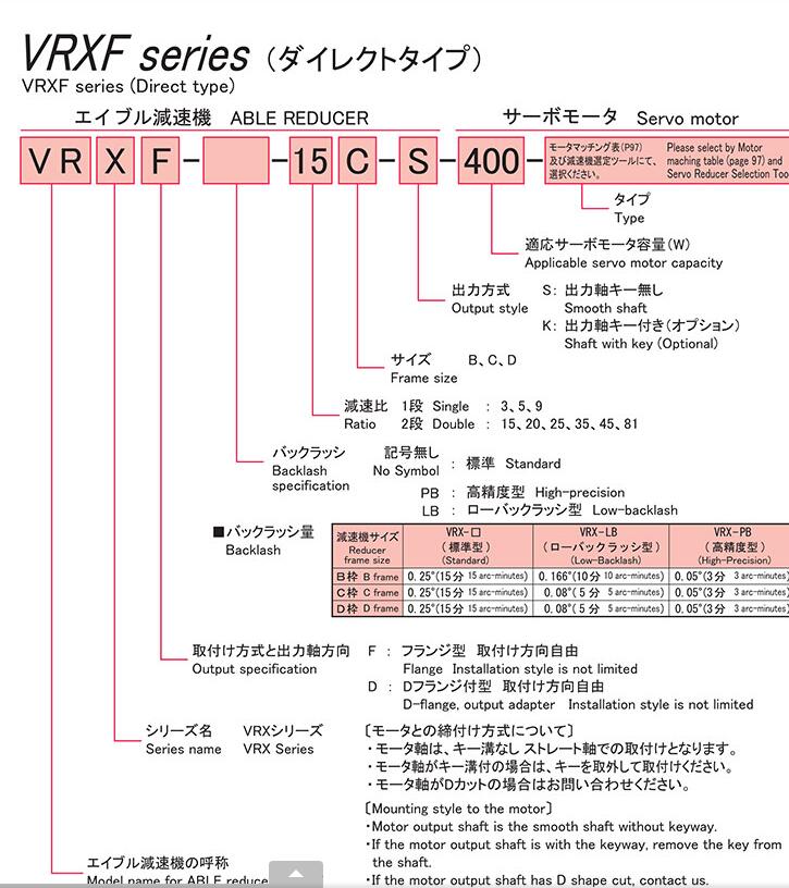 日本SHIMPO新宝减速机型号VRXF-9C-K-200-T...