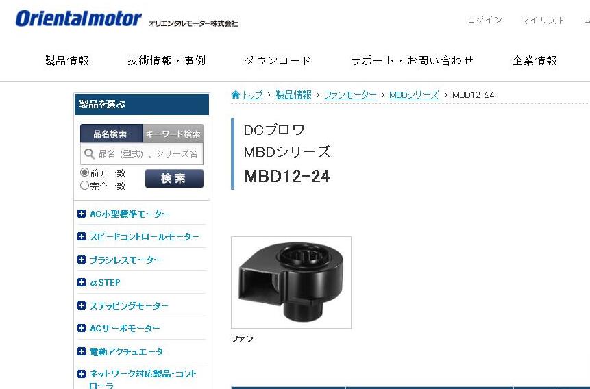日本ORIENTAL MOTOR东方马达散热冷却风扇型号MB...