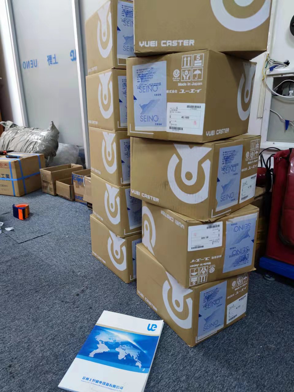 半导体大型设备专用 日本原装进口YUEI优越脚轮UHG-75...