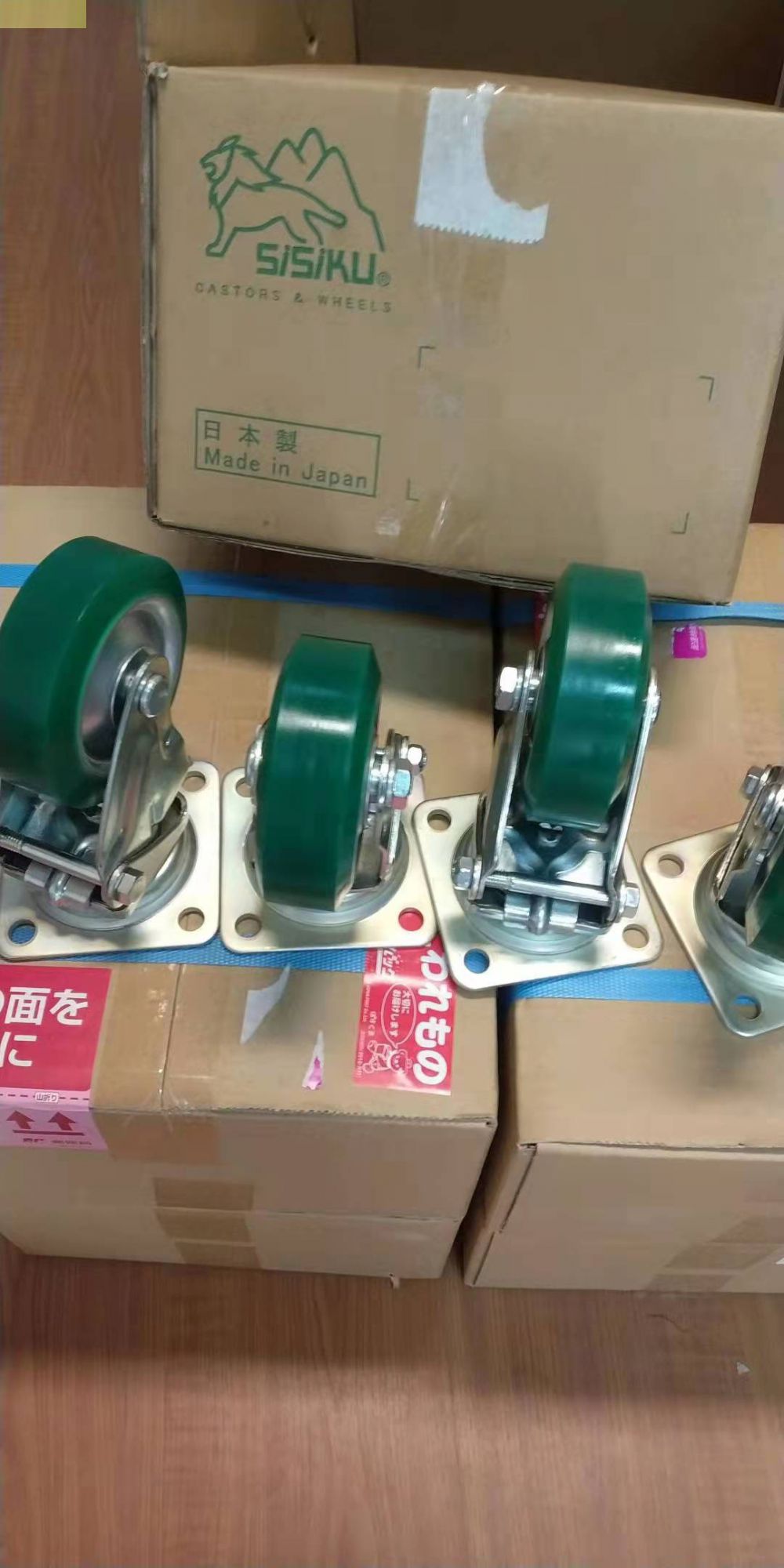 空运货期快 日本原装进口SISIKU狮子吼脚轮J-150