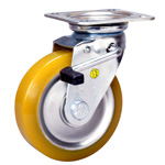 日本SISIKU狮子吼防静电中荷重用脚轮型号：EUWJB-2...