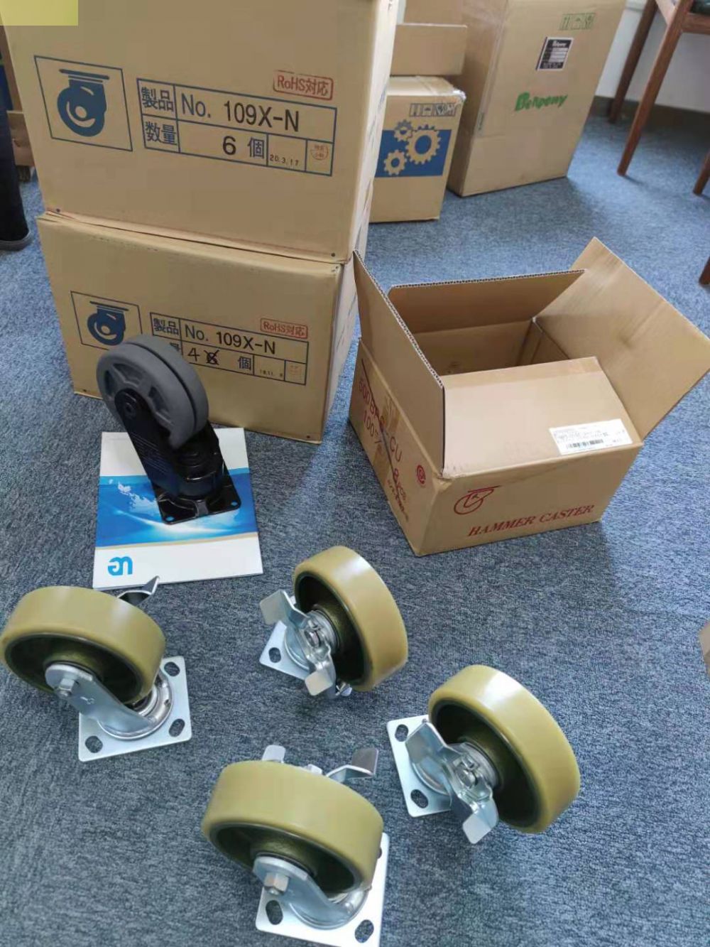 低地板式重负荷 日本hammer哈玛锤牌脚轮560S-NRB...