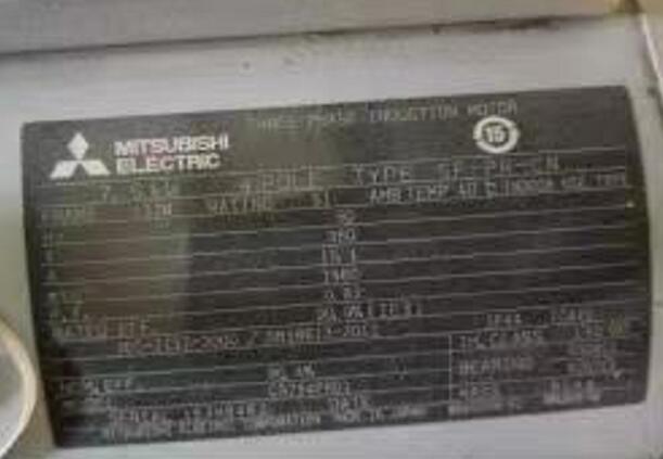 日本三菱电机型号：SF-PR-CN-7.5KW-4P-380...