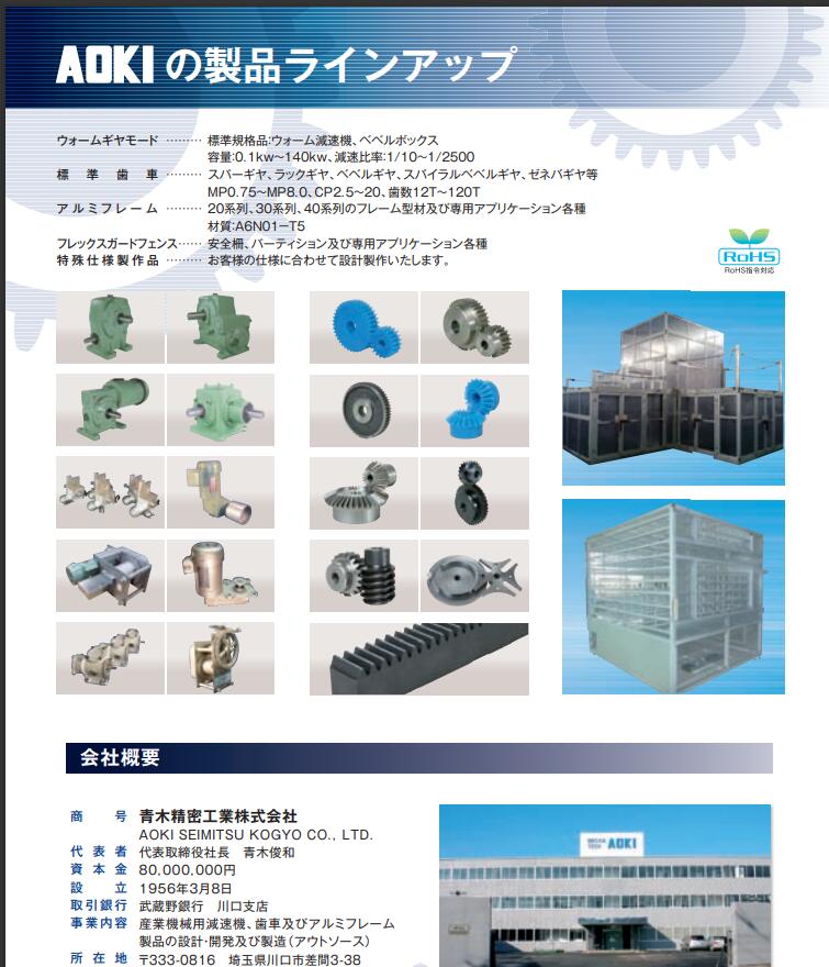 日本AOKI 青木蜗轮蜗杆减速机 型号LB6-60 轴配置标...