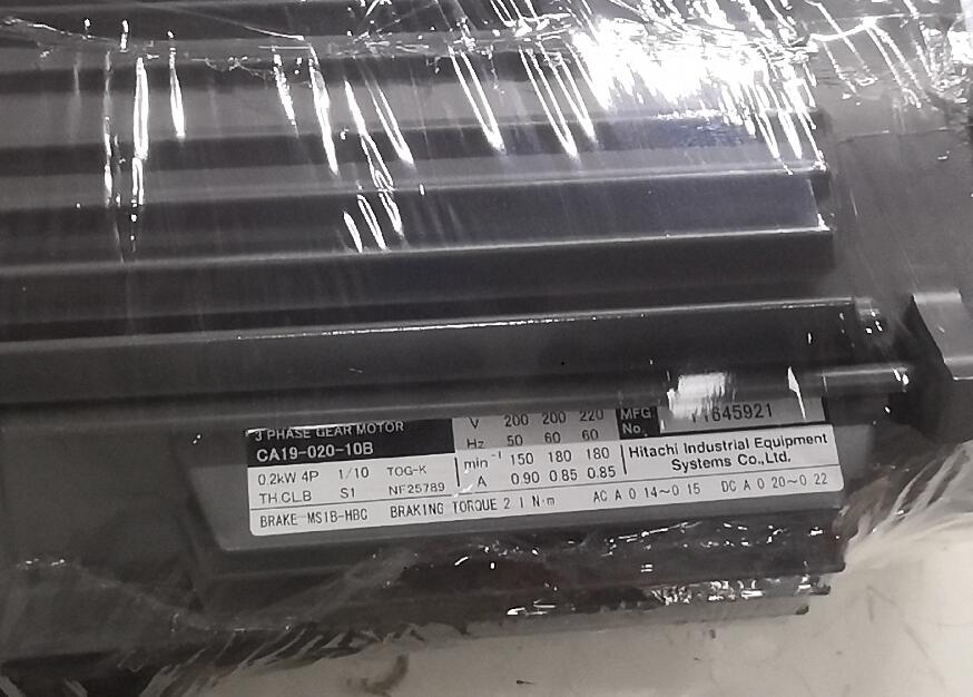 日立减速机型号：CA19-020-10B电压200V/50H...