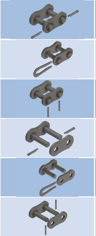 TSUBAKI椿本链条连接器全目链扣型号：RS80-1-MW...