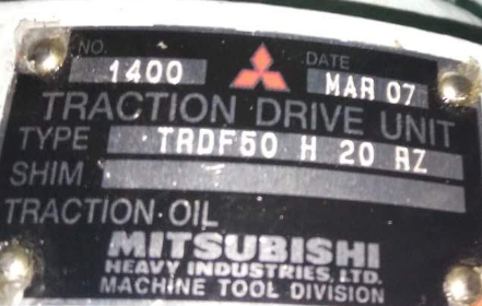 mitsubish HEAVY三菱重工业株式会社减速机型号：...