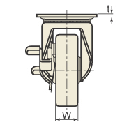 図面 No.107HB-PAS13 ヘビークラスキャスター 図面 No.107HB-PASHB-PA ヘビークラスキャスター